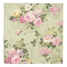 Floral victorien Rose vintage