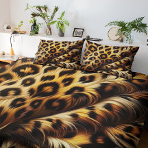 Leopard Chic : Un Duvet élégant pour chaque chambr