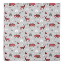 Motif Animaux de la Forêt à carreaux de Buffalo