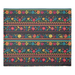 Housse De Couette Motif d'art populaire hispanique