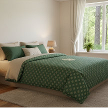 Motif géométrique de rosette foulard, vert sauge