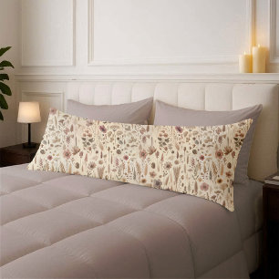 Housse de Coussin Fleur Pressée Herbier Vintage Co