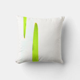 Housse de Coussin Minimalisme Herbe Verte Clair Li