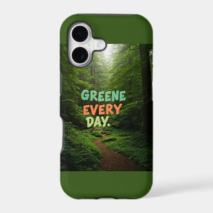 Housse de téléphone écologique "Plus vert chaque j