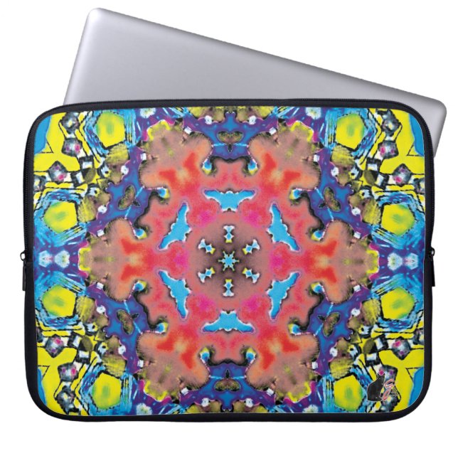 Housse d'ordinateur portable Amonium Kaleidoscope (Devant)