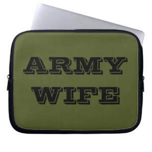 Housse d'ordinateur portable Femme de l'armée