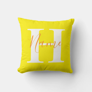 Housse d'oreiller personnalisée avec nom Coussin p