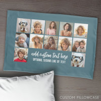 12 Grille de collage photo - 2 Zones de texte - bl