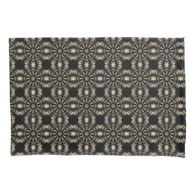 Housse D'oreillers 19e anniversaire Mariage bronze Mandala (devant)