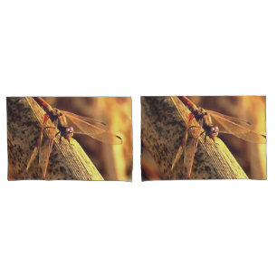 Housse D'oreillers 534424932Elegant Red Darter Dragonfly Insect Art