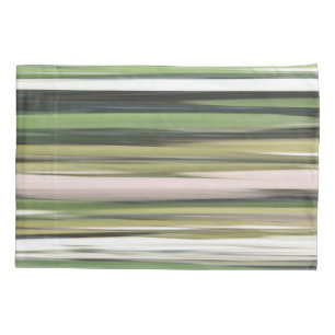 Housse D'oreillers Abstrait n° 2 : Flou vert olive