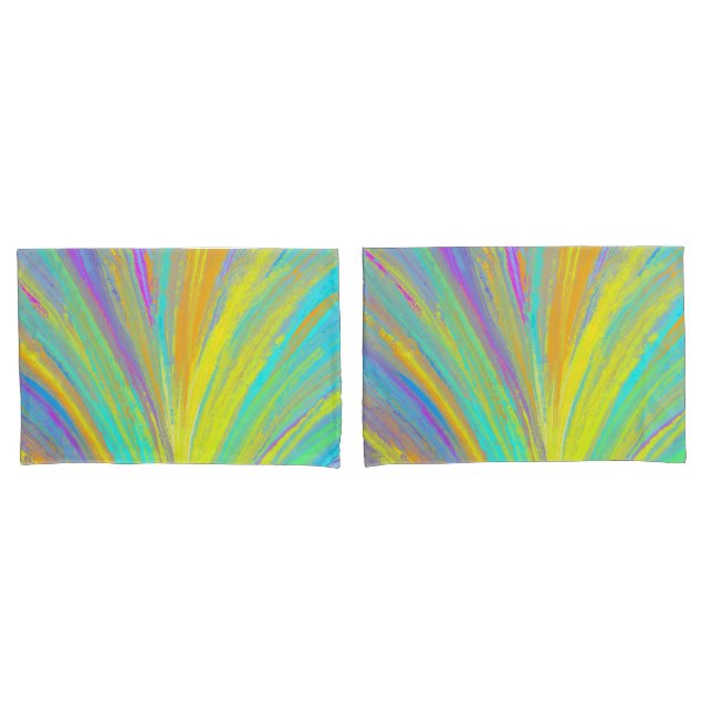 Housse D'oreillers Abstrait Tropical Summer Fun (devant-Set)