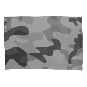 Housse D'oreillers Accessoires Camouflage Grey