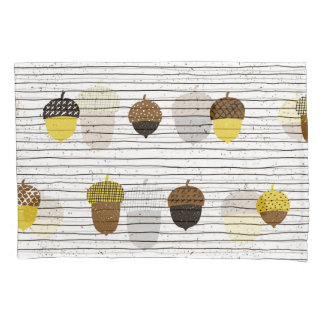 Housse D'oreillers Acornes d'automne : Vibes Vintages