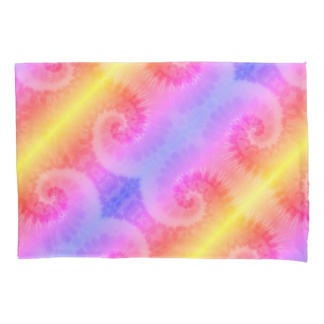 Housse D'oreillers Ados Tie Dye Look Coussin Coque HAMbyWG (devant)