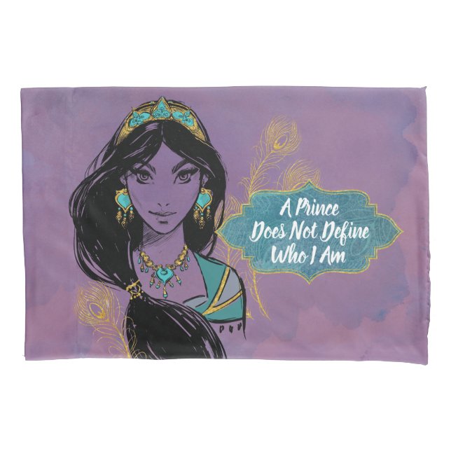 Housse D'oreillers Aladin| Jasmine "Qui je suis" (devant)
