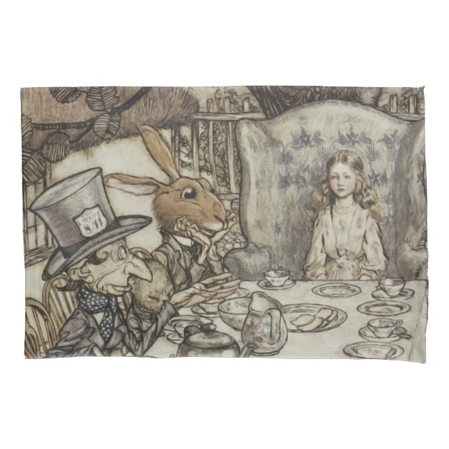 Housse D'oreillers Alice Anniversaire Anniversaire Fête de la haine d (devant)