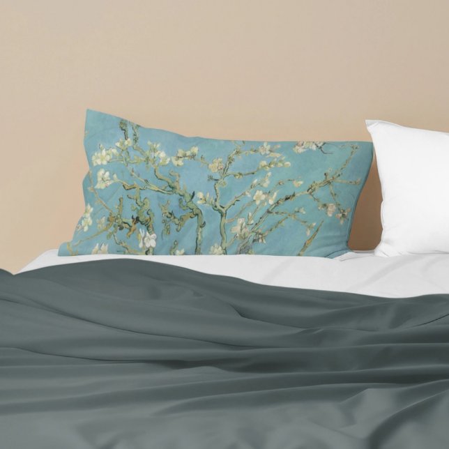 Housse D'oreillers Amandiers en fleurs par Vincent Van Gogh (Almond tree in blossom by Vincent Van Gogh Pillow Case by Ricaso. )