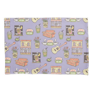 Housse D'oreillers AMIS™   Motif d'icône violet