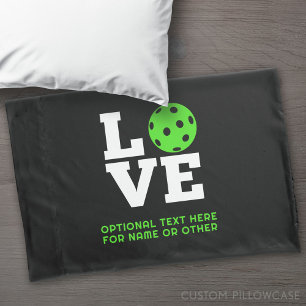 Housse D'oreillers AMOUR avec la boule de cornichon pour la boule ver