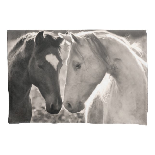 Housse D'oreillers Amour de cheval (devant-gauche)