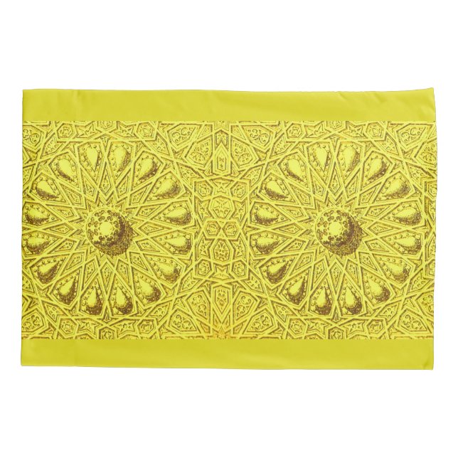 Housse D'oreillers ancien motif moyen-oriental (Dos-gauche)