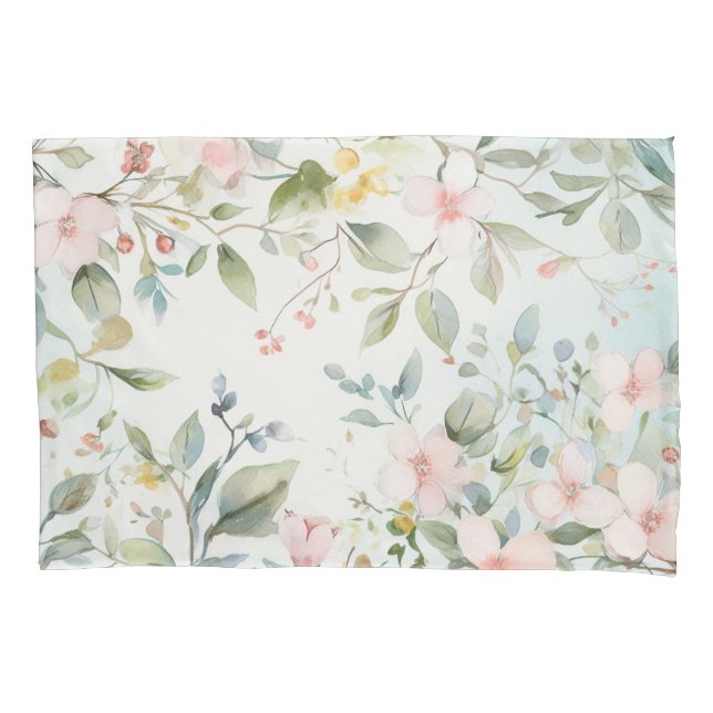 Housse D'oreillers Apple blossoms inspired (devant)