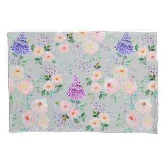 Housse D'oreillers Aquarelle de Droplet du Nord Floral