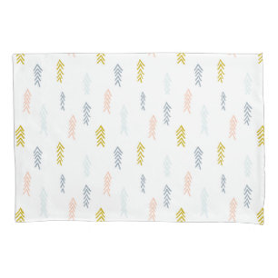 Housse D'oreillers Aquarelle douce Chevron Motif