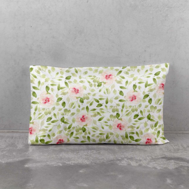 Housse D'oreillers Aquarelle lâche expressive Fleur d'été (Créateur téléchargé)