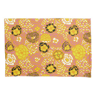 Housse D'oreillers Aquarelle Lemon Gold
