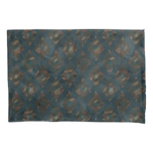 Housse D'oreillers Aquarelle Patina Patina Damask Patte