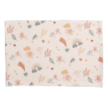 Aquarelle Retro Boho Arc-en-ciel neutre