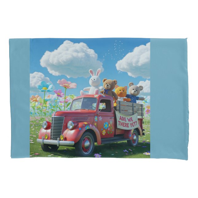 Housse D'oreillers Are we there yet? (devant)