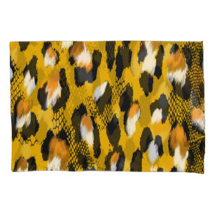 Housse D'oreillers Arrière - plan Poster de animal Leopard Texture
