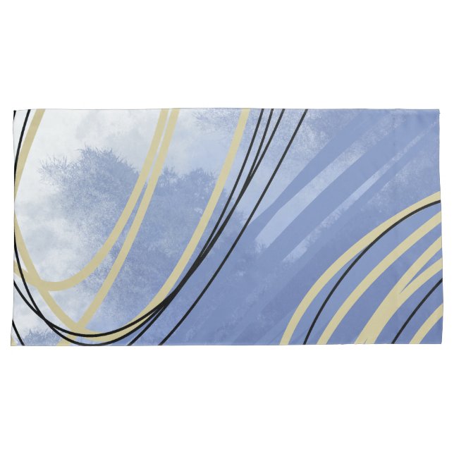 Housse D'oreillers Art Abstrait (devant-Droit)