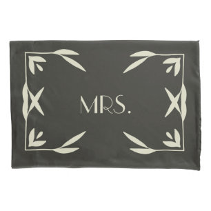 Housse D'oreillers Art Nouveau vintage Mme Green