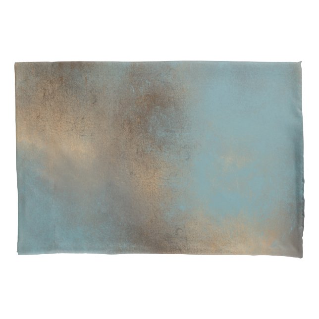 Housse D'oreillers Art Turquoise Abstrait (devant)