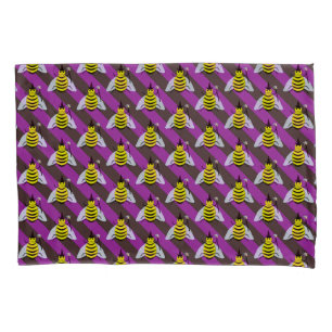 Housse D'oreillers Assistant Abeille magique d'Halloween Purple et ba