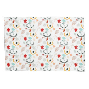 Housse D'oreillers Automne Boho Feuilles Automne Forêt