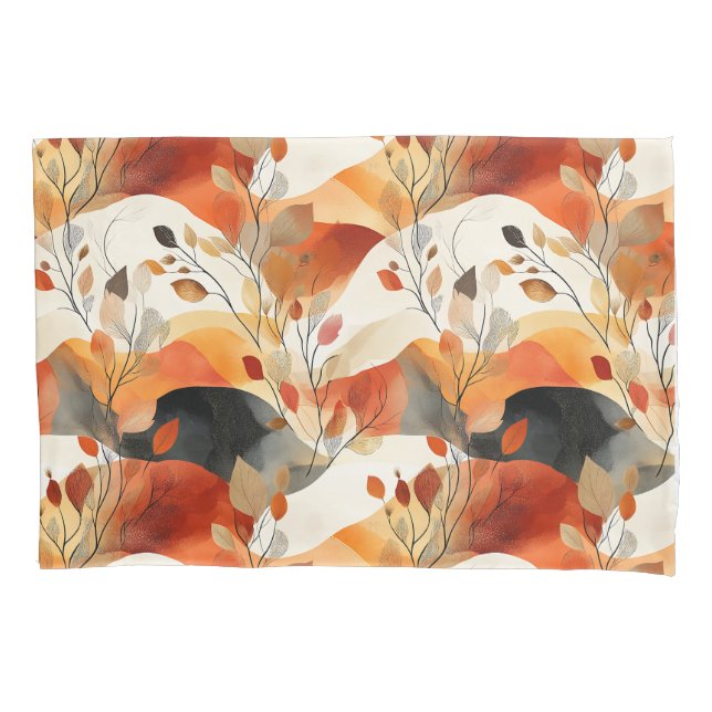 Housse D'oreillers Automne Elegance Motif sans faille (devant)