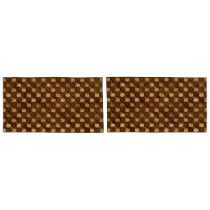 Housse D'oreillers Automne Rustique Shabby Chic Citrouilles or Vintag