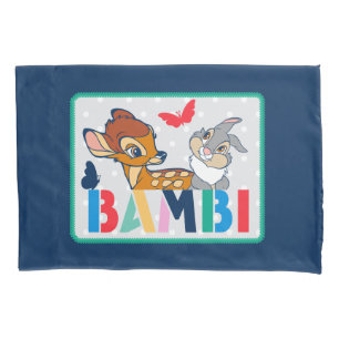 Housse D'oreillers Badge de point Bambi et Thumper Polka