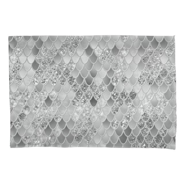 Housse D'oreillers Balances de sirènes Glam #16 (Parties scintillant  (devant)