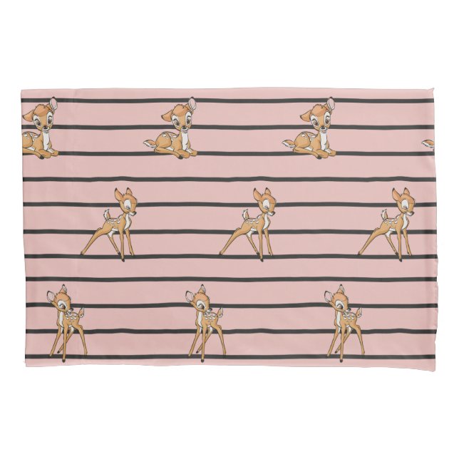 Housse D'oreillers Bambi Assis Avec Le Sourire (devant)