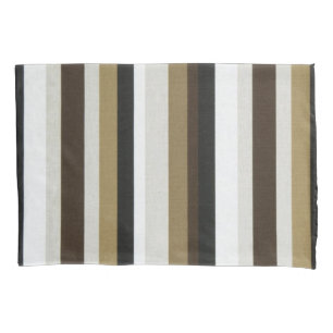 Housse D'oreillers Bande Coque coussin Brown