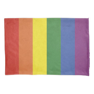 Housse D'oreillers Bandes arc-en-ciel