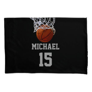 Housse D'oreillers Basket-ball Votre nom