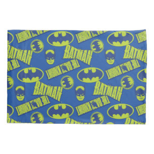 Housse D'oreillers Batman - Le Motif du Chevalier foncé