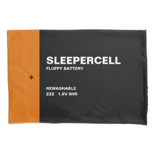 Housse D'oreillers Batterie parodique Body Pillow